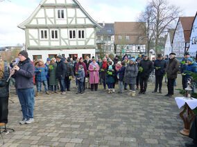 Feier des „Weihnachtsfriedens“ in Naumburg (© Karl-Franz Thiede)